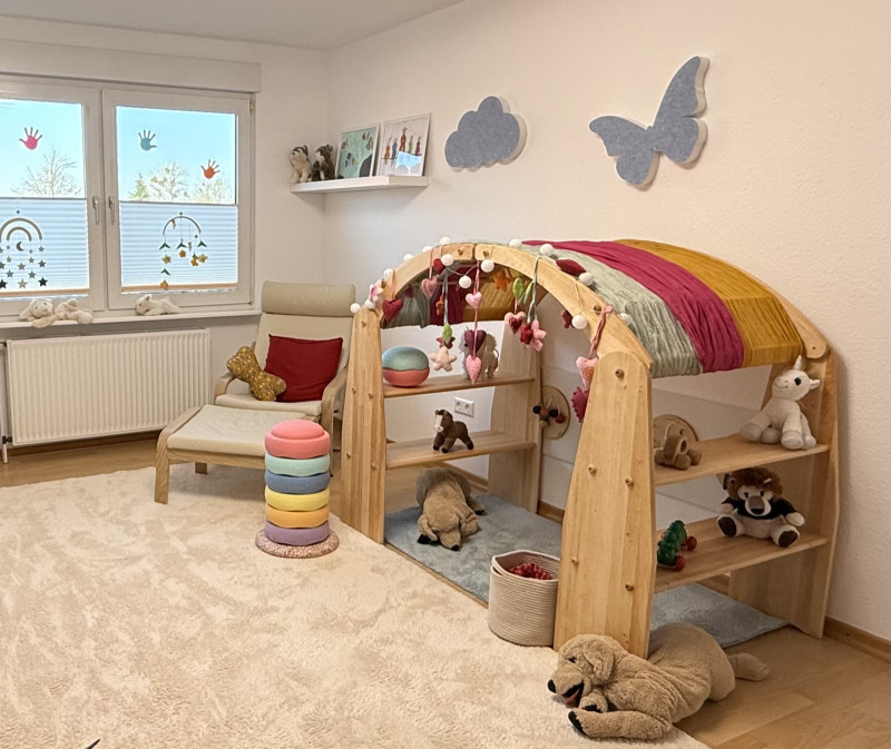 Bewegungsraum und Rückzugsbereich